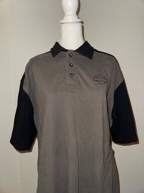 Harley Davidson Polo Shirt Two Tone